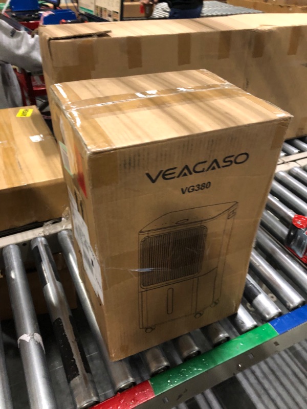 Photo 1 of 30 Pint Dehumidifiers for Home with Drain Hose, VEAGASO 2,500 Sq.Ft Dehumidifier for Basement, Large Room, Bathroom, Three Operation Modes, Intelligent Humidity Control, Dry Clothes, 24HR Timer