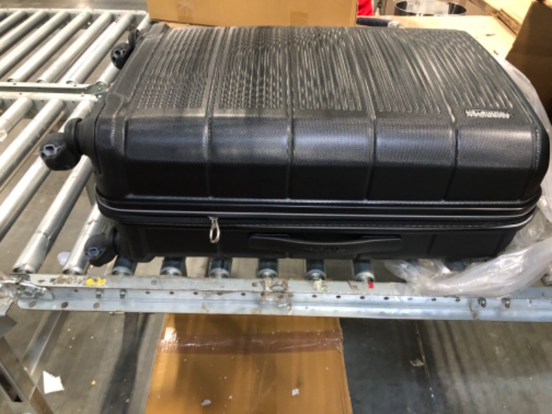 Photo 3 of American Tourister Stratum 2.0 Hardside Medium Checked Spinner Suitcase - Jet Black