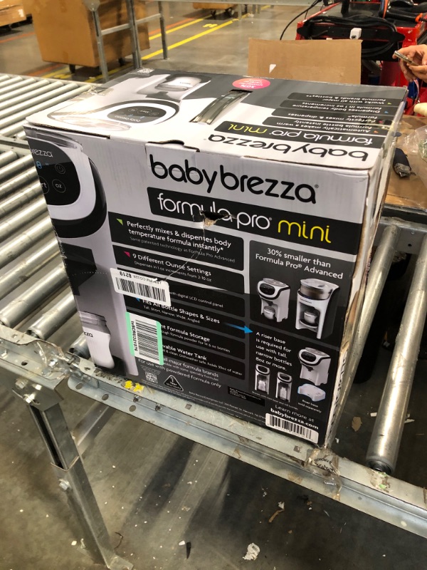 Photo 2 of Baby Brezza Formula Pro Mini Baby Formula Maker – Small Baby Formula Mixer Machine Fits Small Spaces and is Portable for Travel– Bottle Makers Makes The Perfect Bottle for Your Infant On The Go Formula Pro Mini Dispenser Machine