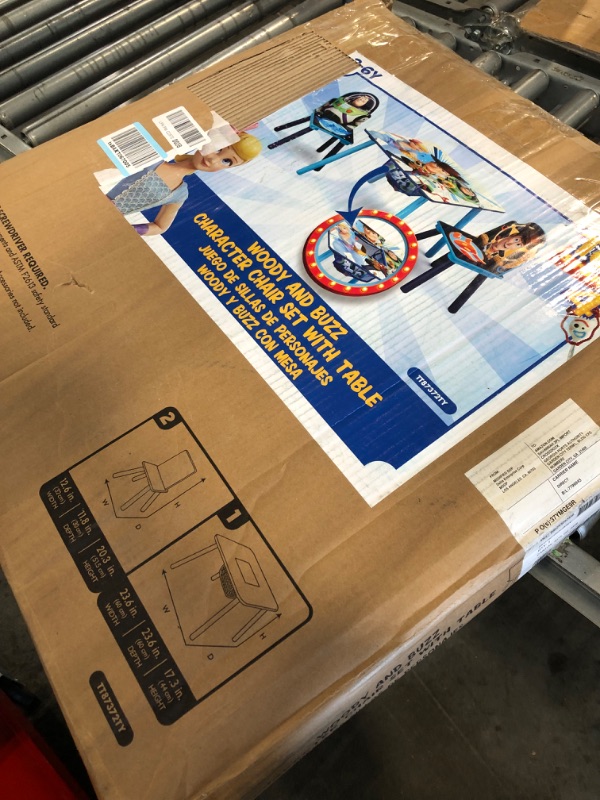 Photo 1 of Delta Children Kids Table and Chair Set With Storage (2 Chairs Included) - Ideal for Arts & Crafts, Snack Time, Homeschooling, Homework & More, Disney/Pixar Toy Story 4
