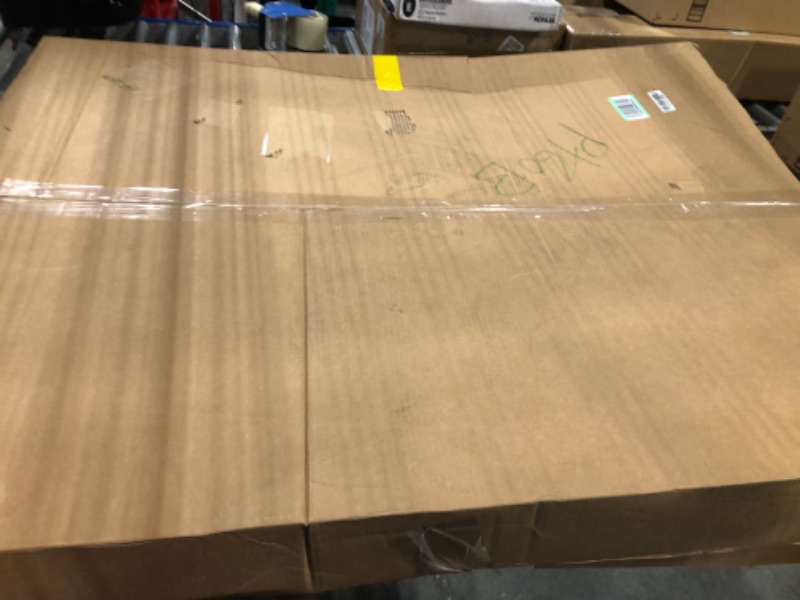 Photo 1 of VIZ-PRO Double-Sided Magnetic Mobile Whiteboard, 48 x 36 Inches, Aluminium Frame and Stand White 48 x 36 Inches