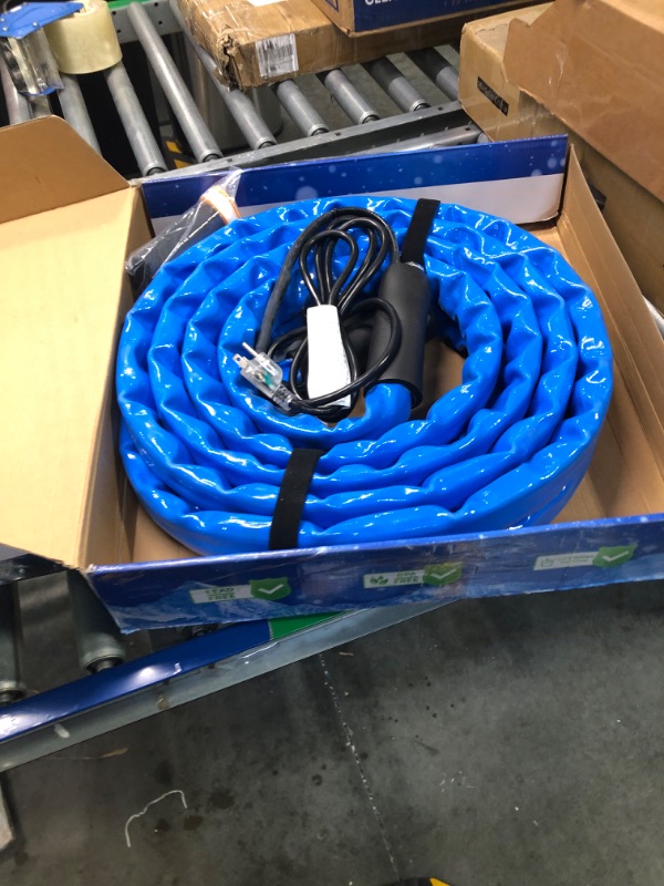 Photo 3 of 30FT Heated Drinking Water Hose for Rv with Energy Saving Thermostat,rv Heated Water Hose with 1/2" Inner Diameter Withstand Temperatures Down to-45°F-Lead Free?Heated Garden Hose?Rv Accessories
