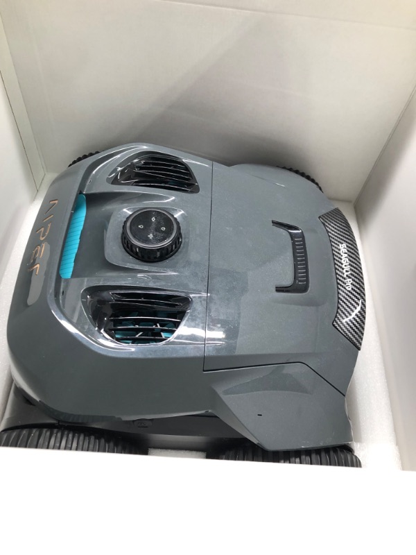Photo 3 of (2023 Upgrade) AIPER Seagull Pro Cordless Robotic Pool Cleaner, Wall Climbing Pool Vacuum Lasts up to 180 Mins, Quad-Motor System, Smart Navigation, Ideal for Inground Pools up to 3200 Sq.ft Dark Gray