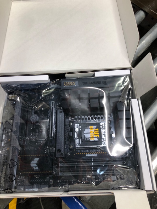 Photo 3 of ASUS TUF Gaming B650-PLUS WiFi Socket AM5 (LGA 1718) Ryzen 7000 ATX Gaming Motherboard(14 Power Stages, PCIe® 5.0 M.2 Support, DDR5 Memory, 2.5 Gb Ethernet, WiFi 6, USB4® Support and Aura Sync)