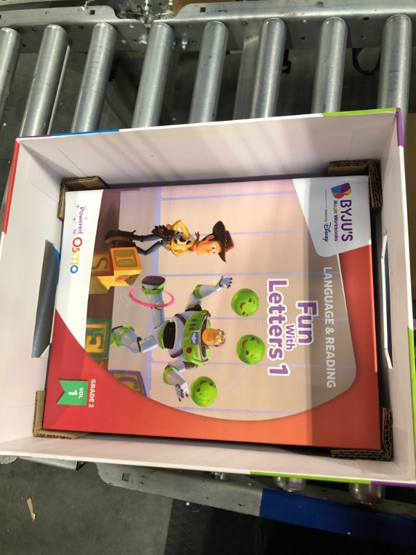 Photo 4 of BYJU’S Learning Kits: Disney, 2nd Grade Premium Edition (App + 8 Workbooks) Ages 6-8, Featuring Disney & Pixar Characters - Learn Grammar, Multiplication/Division & Writing - Osmo iPad Base Included iPad 2nd Grade