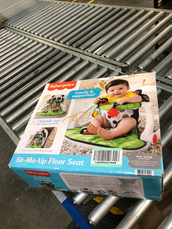 Photo 1 of Fisher-Price Sit Me Up Floor Seat - Panda Paws