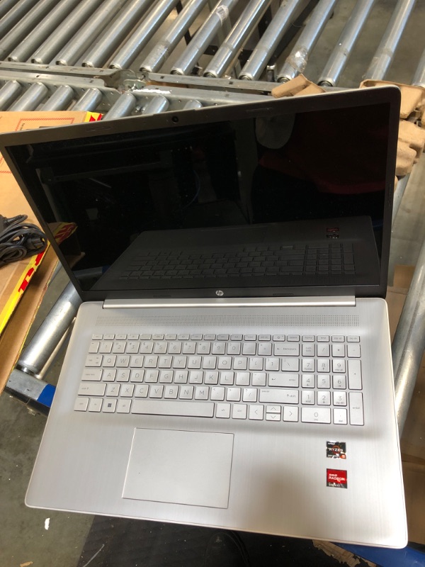 Photo 4 of HP Laptop 17-CP1035CL 17.3" HD Plus Touchscreen Display, AMD Ryzen 5 5625U, AMD Radeon Graphics, 12 GB DDR4 RAM, 1 TB HDD Storage, Windows 11 Home (Renewed)