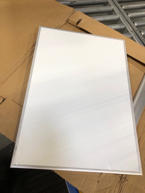 Photo 3 of Quartet Matrix Modular Magnetic Whiteboard, 23" x 16", Includes Tray and Marker, Silver Aluminum Frame (M2316), White/Silver