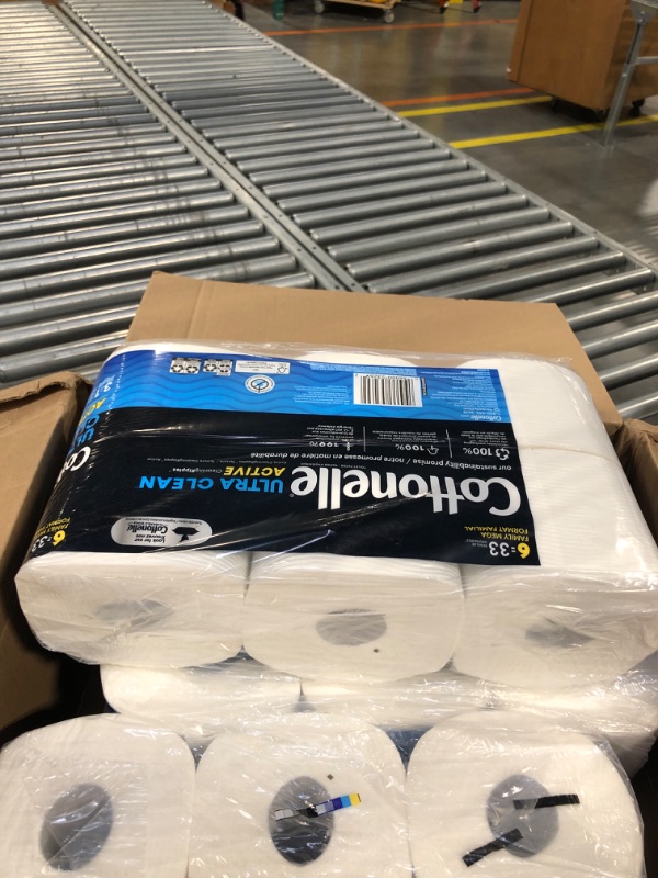 Photo 4 of Cottonelle Ultra Clean Toilet Paper with Active CleaningRipples Texture, Strong Bath Tissue, 6 Family Mega Rolls (6 Family Mega Rolls = 33 Regular Rolls), 388 Sheets per Roll (4 pack)