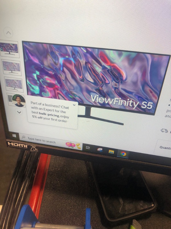 Photo 1 of 34" ViewFinity S50GC Ultra-WQHD 100Hz AMD FreeSync™ HDR10 Monitor
LS34C502GANXZA
