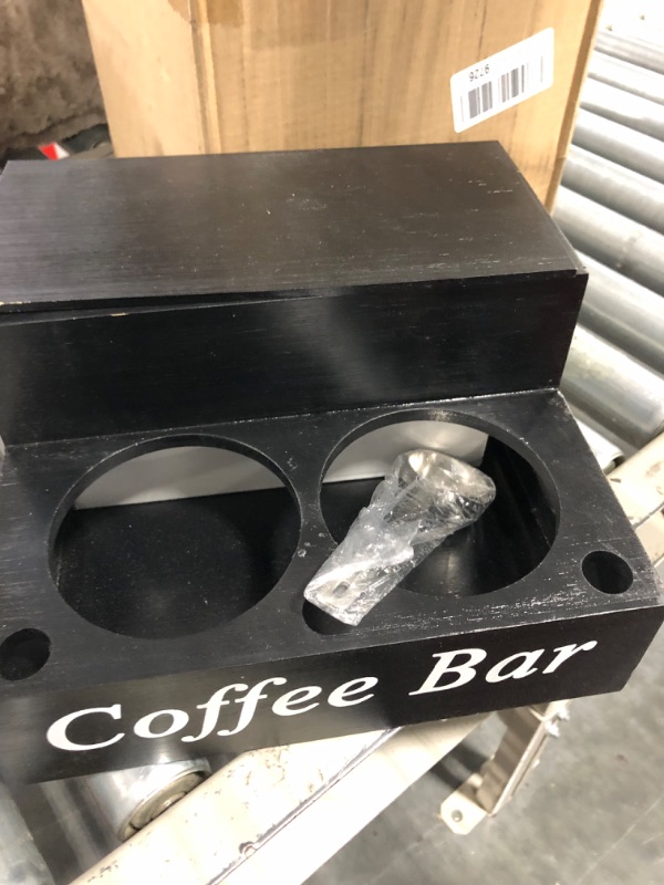 Photo 1 of 4 Piece Black Coffee Bar