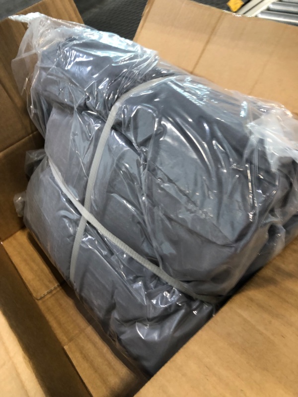 Photo 1 of AUQDD 6-Layers PEVA New Material Truck Full Padded Car Cover Waterproof All Weather Weatherproof UV Sun Protection Snow Dust Storm Resistant Outdoor Exterior Custom Form-Fit Straps 209"-228" Grey C7 - TRUCK -?Fits size 209"-228"?