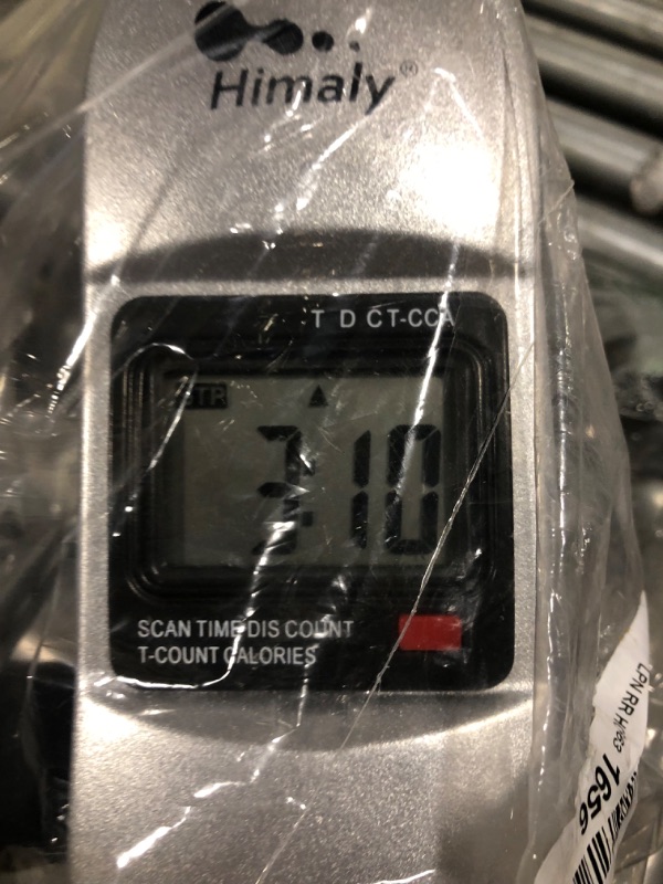 Photo 1 of Mini Exercise Bike, himaly Under Desk Bike Pedal Exerciser Portable Foot Cycle Arm & Leg Peddler Machine with LCD Screen Displays Silver