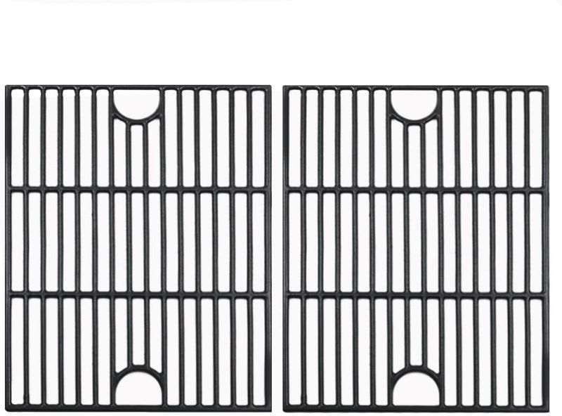 Photo 1 of 17 Inch Grill Grate for Nexgrill 4 Burner 720-0830H 720-0670A 720-0783E 720-0958A 5 Burner 720-0888N, Cast Iron Cooking Grids for Kenmore 415.16106210 Expert Grill 720-0789H 720-0789C Replacement Part