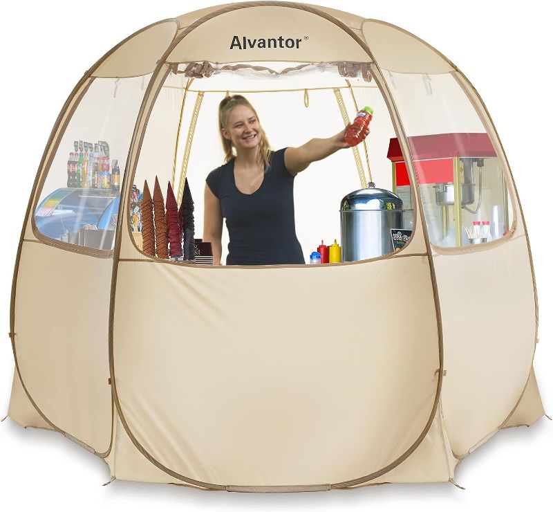 Photo 1 of Alvantor Pop Up Canopy for Commercial Activity - Vendor Booth Event Tent - 10x10 - Camping Gazebos - Beige