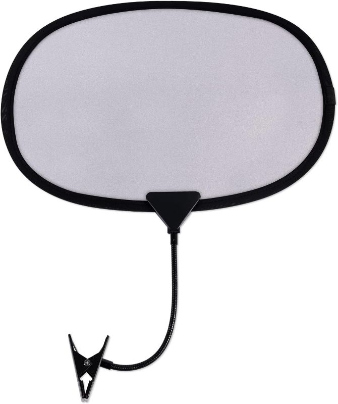 Photo 1 of TOYMIS Laptop Sun Shade for Working Outside with Clip, 17.7x11.8inch Flexible & Foldable Cubicle Shade Laptop Sun Visor Portable Shield Cover Heat Shield Laptop Canopy for Desk Outside(Grey)