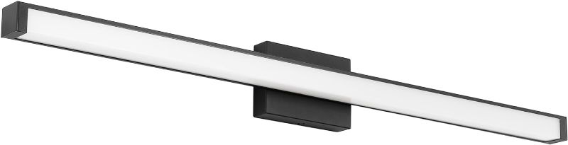 Photo 1 of 39.4inch Modern Vanity Light Bathroom Light Fixture Black Vanity Lights LED Bathroom Vanity Lighting Fixtures Bar Vanity Light 5500K