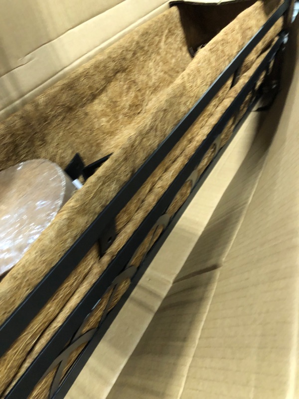 Photo 1 of WIMART Window Box Railing, 32 Inch Black Metal Hanging Flower Planter Basket with Coco Liner for Outdoor Balcony Porch Fence Patio for Home, Office and Hotel (Black - 2 Pcs/Set) Black - 2 Pcs/Set 32IN