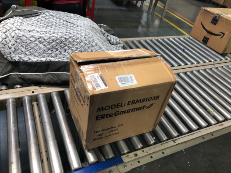 Photo 1 of Elite Gourmet EBM8103B Programmable Bread Maker Machine, 3 Loaf Sizes, 19 Menu Functions Gluten Free White Wheat Rye French and more, 2 Lb, Black