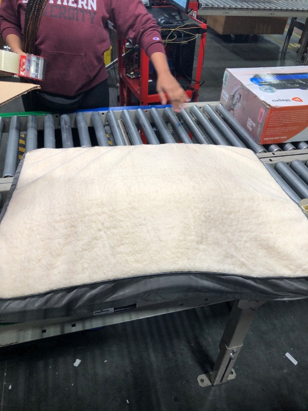 Photo 1 of BEDSURE Extra Large Dog Bed for Extra Large Dogs - XL Orthopedic Dog Beds with Removable Washable Cover, Egg Crate Foam Pet Bed Mat, Suitable for 50 lbs to 100 lbs XL Grey