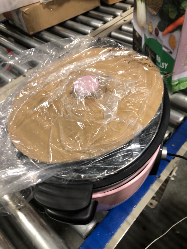 Photo 3 of GreenLife Cook Duo Healthy Ceramic Nonstick 6QT Slow Cooker, PFAS-Free, Digital Timer, Dishwasher Safe Parts, Soft Pink 6QT Slow Cooker PFAS-Free Soft Pink