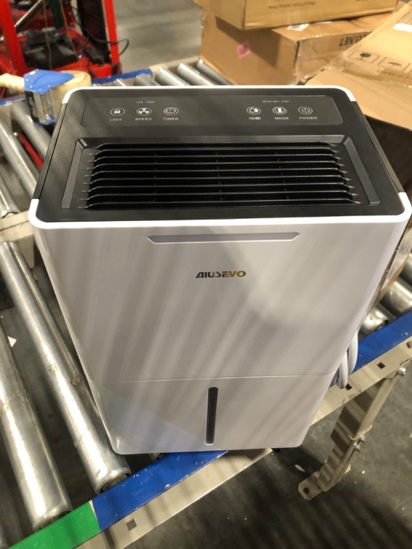 Photo 1 of 2000 Sq. Ft Dehumidifier for Home - 22 Pints Aiusevo Basements Dehumidifiers with Drain Hose for Large Room, Bathroom, Closet, Intelligent Humidity Control, Auto Shut Off Protection, 3 Modes Deshumidificador