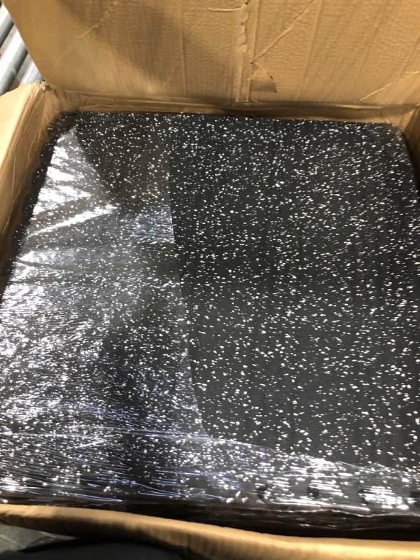 Photo 1 of 1/2" Thick 48 Sq Ft Rubber Top High Density EVA Foam Exercise Gym Mats 12 Pcs - Interlocking Puzzle Floor Tiles for Home Gym Heavy Workout Equipment Flooring - 24 x 24in Tile