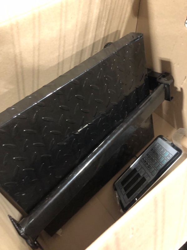 Photo 4 of Houseables Industrial Platform Scale 600 LB x .05, 19.5" x 15.75", Digital, Bench, Large for Luggage, Shipping, Package Computing, Postal