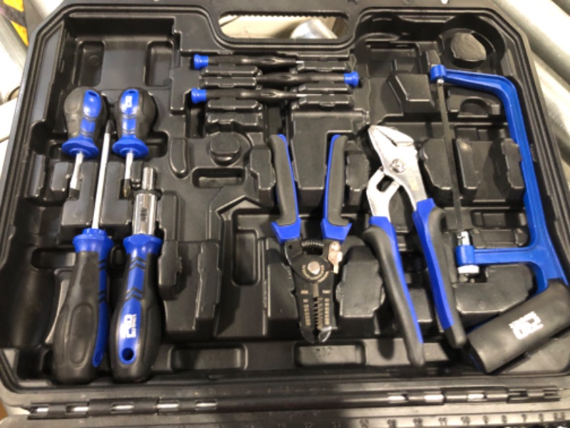 Photo 4 of 210-Piece Household Tool Kit, Prostormer General Home/Auto Repair Tool Set with Hammer, Pliers, Screwdriver Set, Wrench Socket Kit and Toolbox Storage Case - Perfect for Homeowner, Diyer, Handyman