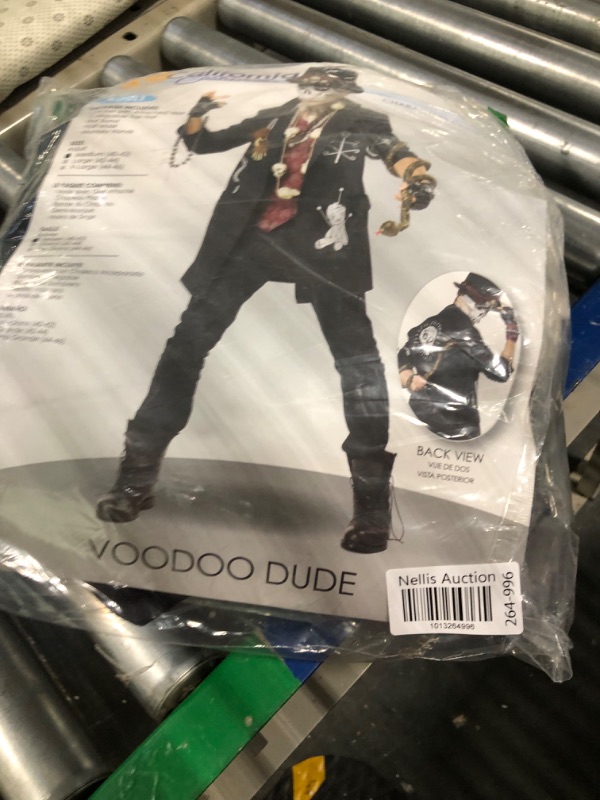 Photo 2 of Adult Voodoo Dude Costume Medium Black