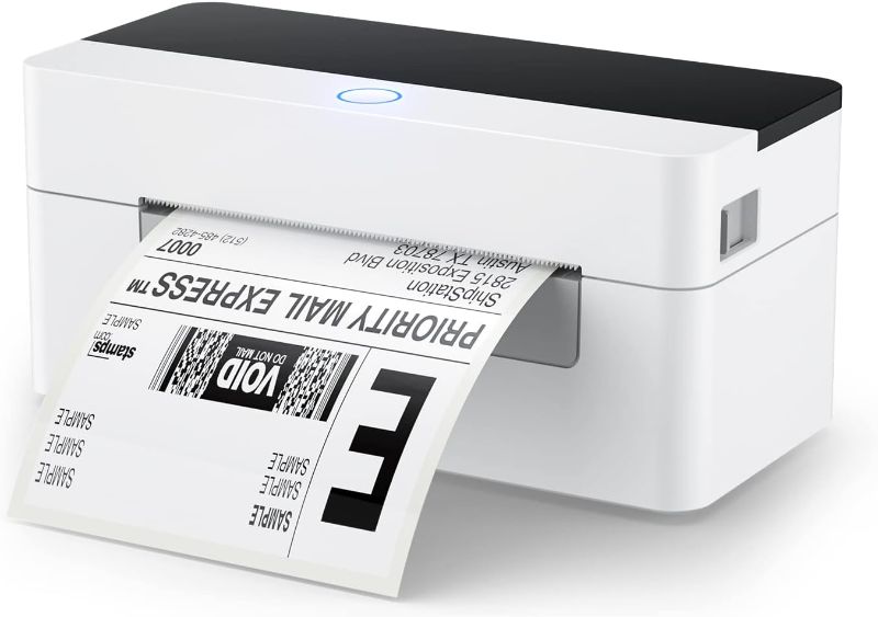 Photo 1 of PRT Thermal Shipping Label Printer with Labels - 4x6 Label Printer, Thermal Label Maker, Compatible with Shopify, Ebay, UPS, USPS, FedEx, Amazon & Etsy, Support Multiple Systems 2023 Version