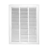 Photo 1 of 18 in. Wide x 24 in. High Return Air Filter Grille of Steel in White