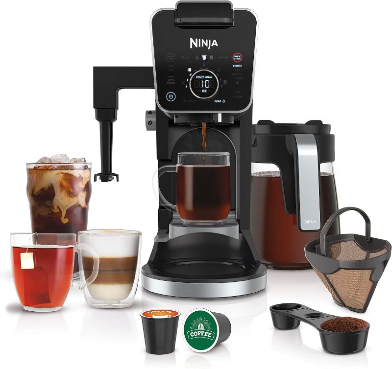 Photo 1 of 
Ninja CFP307 DualBrew Pro Specialty Coffee System, Single-Serve, Compatible with K-Cups & 12-Cup Drip Coffee Maker, with Permanent Filter Black