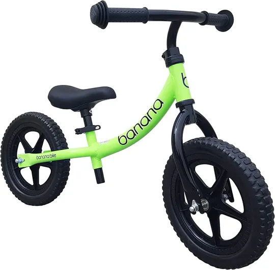 Photo 1 of Banana LT Balance Bike - Lightweight Toddler Bike for 2, 3, 4, and 5 Year Old Boys and Girls - No Pedal Bikes for Kids with Adjustable Handlebar and seat - Aluminium, EVA Tires - Training Bike 