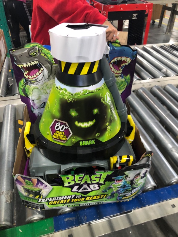 Photo 3 of Beast Lab – Shark Beast Creator. Add Ingredients & Follow The Experiment's Steps to Create Your Beast! with Real Bio Mist & 80+ Lights, Sounds and Reactions – Shark Style May Vary Sharks