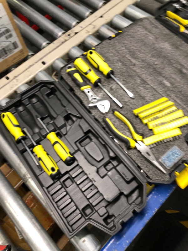 Photo 4 of AZUNO 303PCS Mechanic Tool Set, DIY Hand Tool Kit Set, Auto Repair Tool Box, Multi-Function Organizer with Black Storage Case Full Size