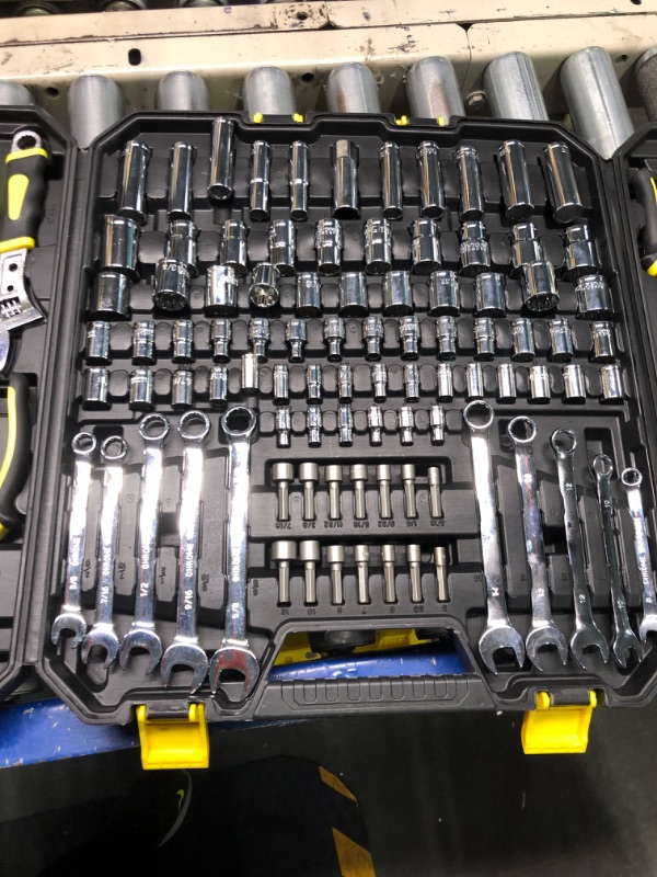 Photo 5 of AZUNO 303PCS Mechanic Tool Set, DIY Hand Tool Kit Set, Auto Repair Tool Box, Multi-Function Organizer with Black Storage Case Full Size