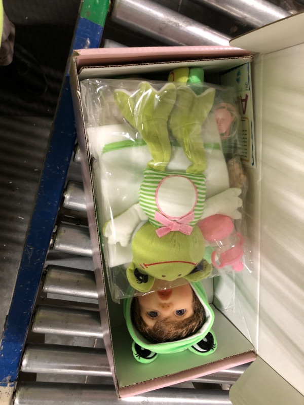 Photo 1 of Aori Reborn Dolls Lifelike Newborn Baby Doll Realistic Weighted Toddler Real Life 22 Inch Jumping Frog Set Great Birthday Gift for Kids