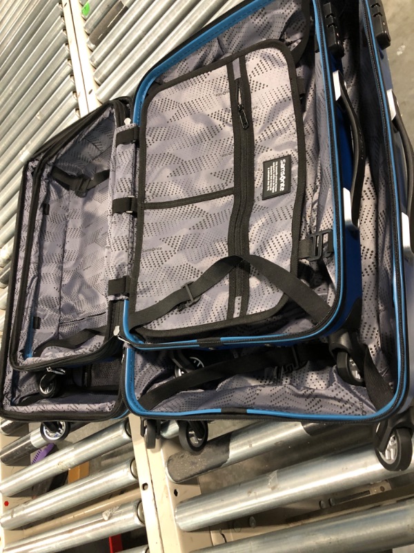 Photo 5 of Samsonite Centric 2 Hardside Expandable Luggage with Spinners, Caribbean Blue, 3-Piece Set (20/24/28)