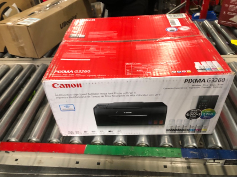 Photo 2 of Canon G3260 All-in-One Printer | Wireless Supertank (Megatank) Printer | Copier | Scan, with Mobile Printing, Black, one Size (4468C002) G3260- Convenient & Cost Effective Wireless Supertank Printer (3-in-1)