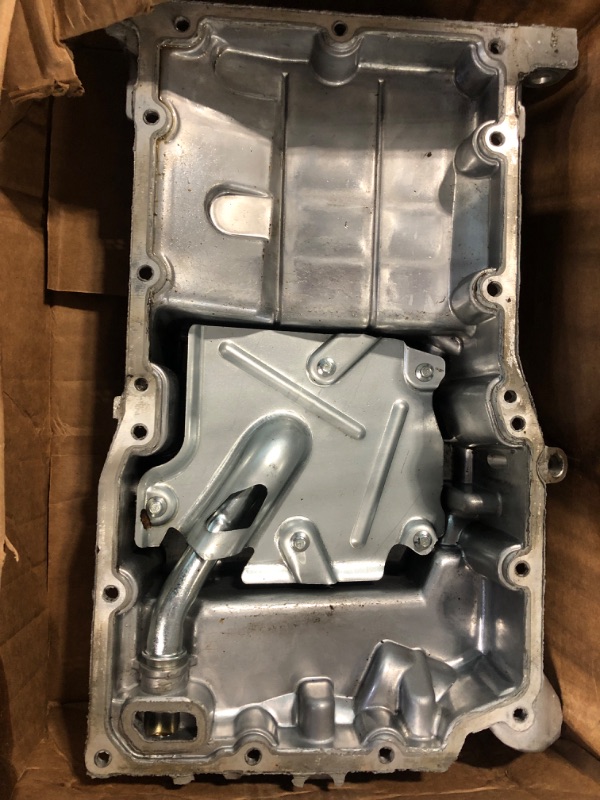 Photo 1 of A-Premium Engine Oil Pan with Drain Plug Compatible with Chevrolet Equinox Impala Malibu Captiva Sport HHR Cobalt GMC Terrain Buick LaCrosse Regal Pontiac Saturn
