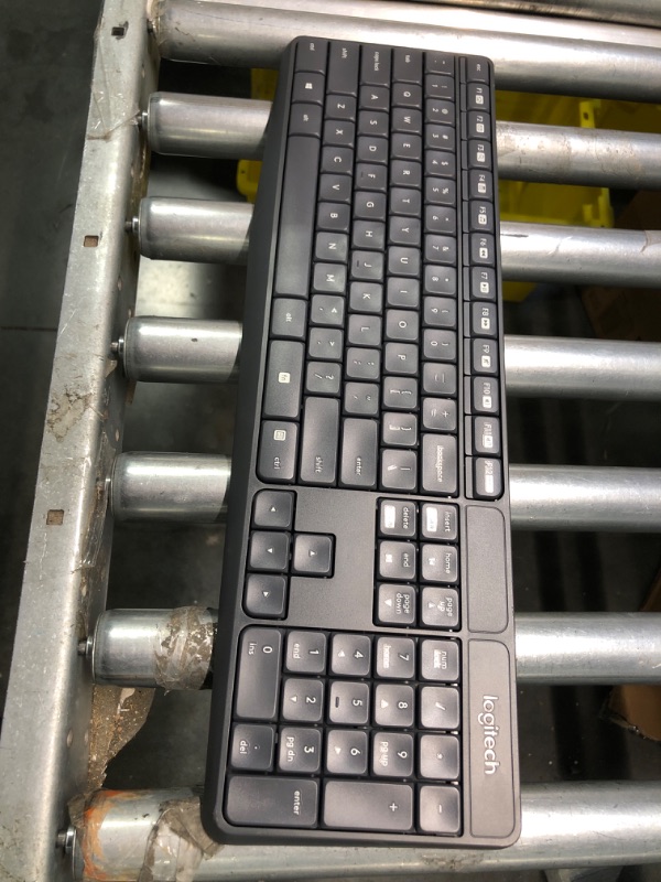 Photo 1 of Logitech MK235 Wireless Keyboard and Mouse Combo for Windows, USB Receiver, 15 FN Keys, Long Battery Life, Compatible with PC, Laptop