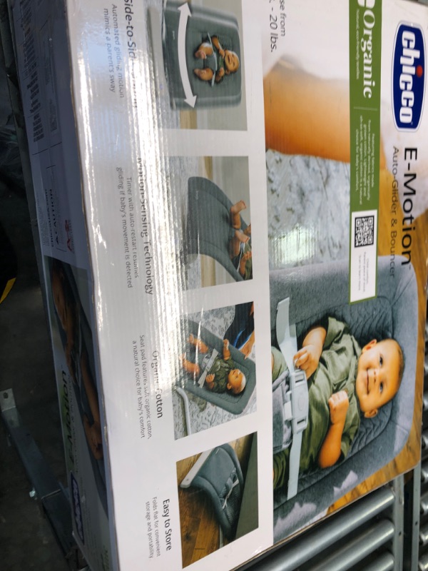 Photo 1 of Chicco E-Motion Auto-Glider & Bouncer - Grey | Grey