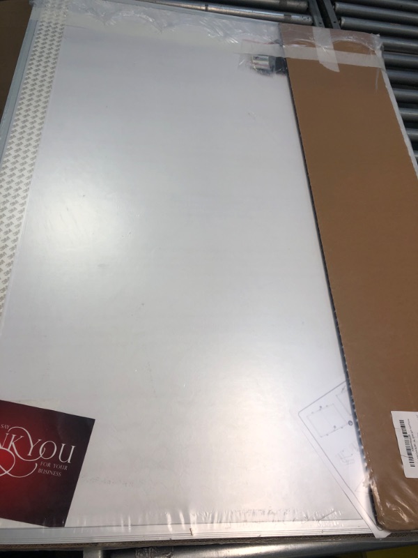 Photo 3 of VIZ-PRO Large Cork Bulletin Board/Foldable Noticeboard, 72 X 48 Inches, Silver Aluminium Frame