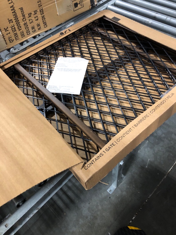 Photo 1 of Position & Lock Baby Gate, Pressure-Mounted, Farmhouse Collection