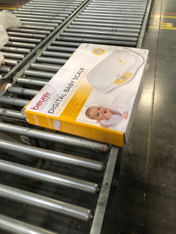 Photo 1 of Beurer BY80 Digital Baby Scale, Infant Scale for Weighing in Pounds, Ounces, or Kilograms up to 44 lbs, Newborn Scale with Hold Function, Pet Scale for Cats and Dogs