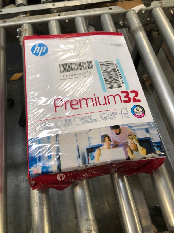 Photo 2 of HP Paper Printer | 8.5 x 11 Paper | Premium 32 lb | 1 Ream - 500 Sheets | 100 Bright | Made in USA - FSC Certified | 113100R 1 Ream | 500 Sheets Premium32