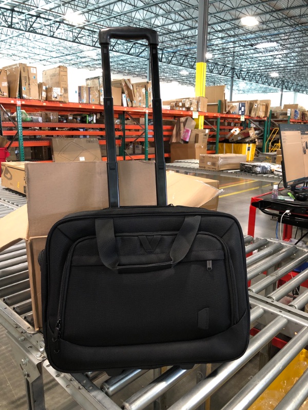 Photo 1 of BAGSMART Rolling Laptop Bag, 17.3 Inch Rolling Briefcase with Wheels for Men Women,Large Rolling Computer Bag for Work Travel School Business,Black