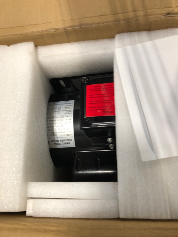 Photo 2 of 2 HP Electric Motor Farm Duty Single Phase Motor 3450RPM 56 Frame 5/8" Shaft 115/230V TEFC CW/CCW