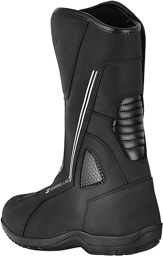 Photo 1 of PROFIRST Full Leather High Ankle Mens Motorbike Armored Boots Anti Slip Rubber Soul Motorcycle Waterproof Cruiser sIZE 10